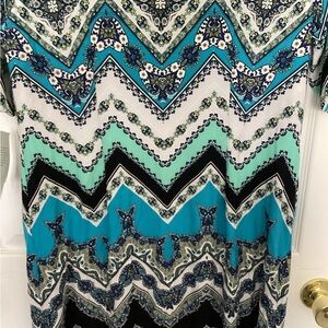 Chevron Patterned Women's Dress